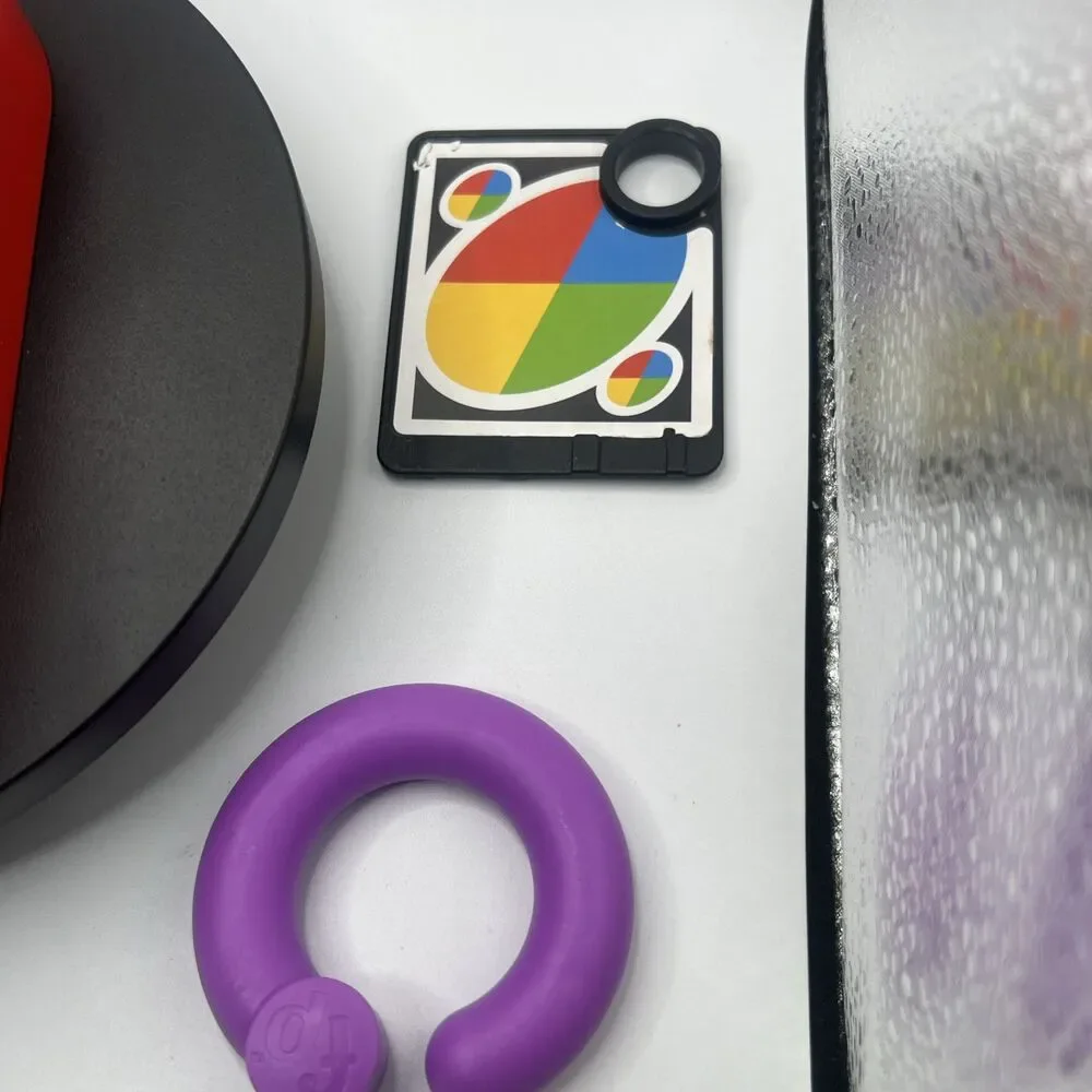 COMPLETE Fisher-Price Laugh & Learn Counting & Colors UNO WORKS 5 Cards & Ring